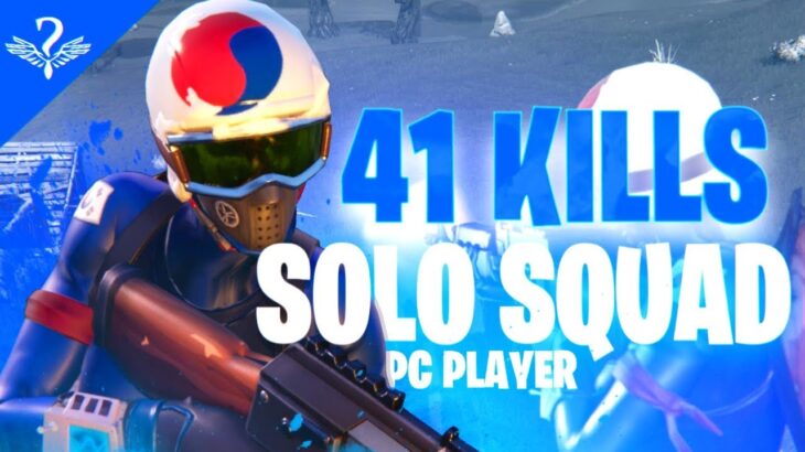 2回目の40キル越え!!41KILL SOLO SQUAD【Japan Record】【PC】【Fortnite Battle Royale】