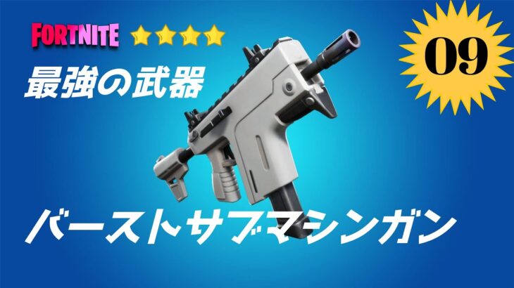 【フォートナイト】最強の武器【09】バーストサブマシンガンの性能と評価【Fortnite’s strongest weapon】의 가장 강력한 무기【Fortnite最高の瞬間】