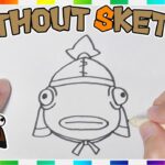 How to draw Fortnite | Fishstick | easy drawing step by step