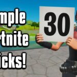 30 Simple Tips & Tricks Everyone Must Know! – Fortnite Battle Royale