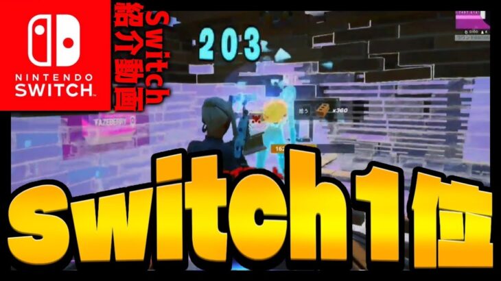 【フォートナイト】スイッチ１位の最強スティック勢！【Switch版Fortnite】