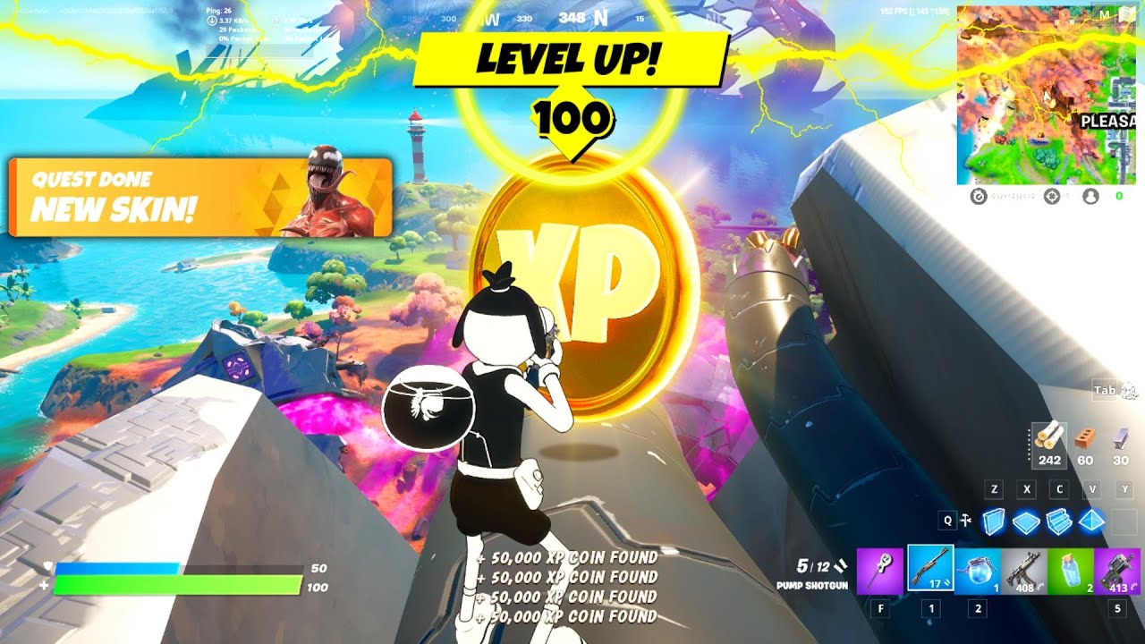 Fast Xp Tricks In Fortnite Season 8 Level Up To Tier 100 フォートナイト動画まとめ