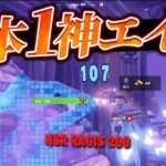 この試合確実にエイム日本1位だろ！【フォートナイト / FORTNITE】