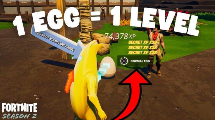 Fortnite *MOST INSANE* AFK XP GLITCH In SEASON 2 Chapter 3! (MAP CODE  + 74,378 XP)