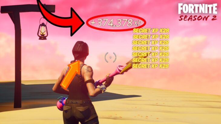 NEW Fortnite *SEASON 2* AFK XP GLITCH In Chapter 3! (MAP CODE  + 374,378 XP)