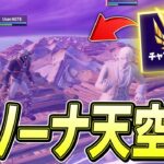 【世界初】「チャンピオンリーグで天空城」成功した映像がこちらｗ【フォートナイト/Fortnite】