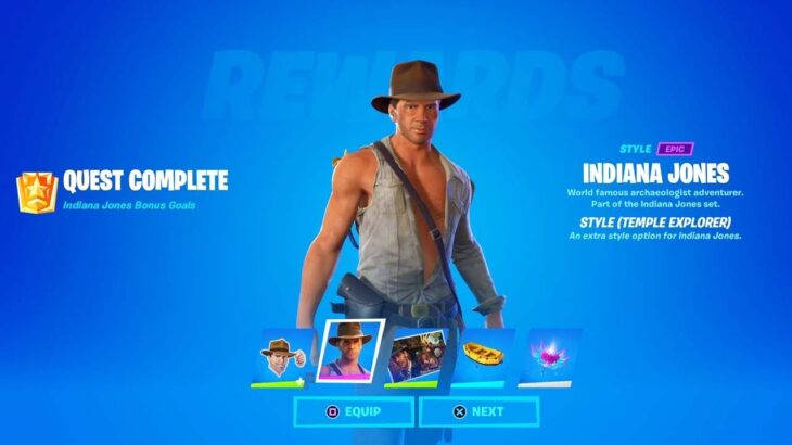 Fortnite Complete ‘Indiana Jones’ Quests Guide – How to Unlock All Indiana Jones Rewards