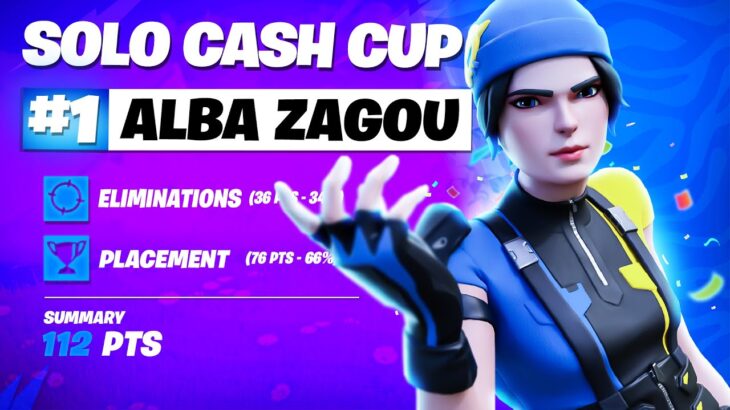 ソロキャッシュカップ1位！！1st PLACE in SOLO CASH CUP🏆 | Zagou【フォートナイト/FORTNITE】