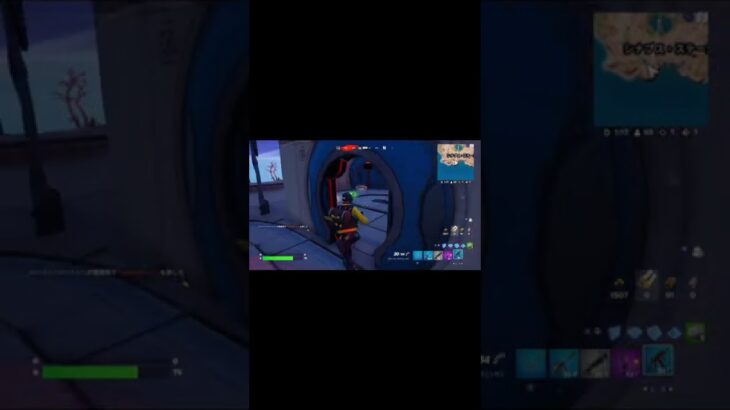 自動ドアが開くのにビビる初心者　フォートナイト　切り抜き #shorts