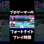 プロゲーマーのフォートナイトプレイ時間は？！