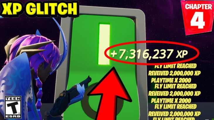 Fortnite New INSANE AFK XP GLITCH in Chapter 4 MAP CODE (1,000,000 XP PER MINUTE)