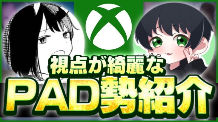 【日本のXBOX最強競技勢】CSとは思えないPADの上手すぎるプレイと感度がこちら…!!【フォートナイト/Fortnite】