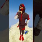 Ikonik + “Scenario” Emote inside Minecraft! #shorts  #minecraft  #fortnite