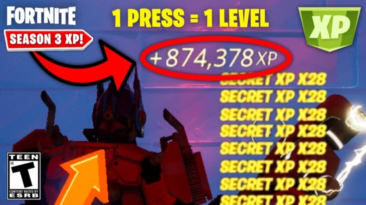 Fortnite NEW BEST *SEASON 3 CHAPTER 4* AFK XP GLITCH In Chapter 4! (INFINITE XP!)