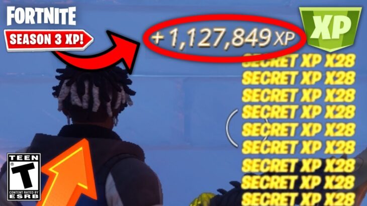 INSANE Fortnite *SEASON 3 CHAPTER 4* AFK XP GLITCH In Chapter 4! (OVER 1MIL XP)