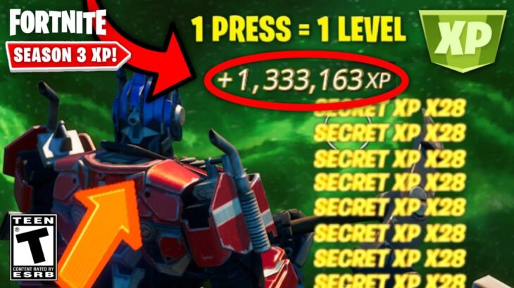 NEW OVERPOWERED Fortnite *SEASON 3 CHAPTER 4* AFK XP GLITCH In Chapter 4! (OVER 1MIL XP)