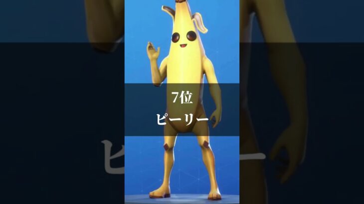 【ランキング】少しだけふざけた個人的に可愛いと思うフォートナイトスキンランキング✨【フォートナイト】