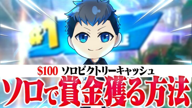 【$100💰】ソロビクトリーキャッシュでビクロイ🔥/solo cash FInals【フォートナイト/Fortnite】