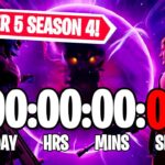 FORTNITE CHAPTER 5 SEASON 4 COUNTDOWN LIVE🔴 24/7 – Fortnite Event!