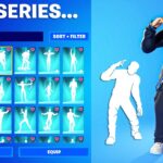 ALL FORTNITE ICON SERIES & NEW TIKTOK EMOTES!