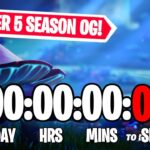 FORTNITE CHAPTER 5 SEASON 4 COUNTDOWN LIVE🔴 24/7 – Fortnite Event Countdown!