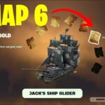 How to Complete Pirate Code Six Quests to unlock Map Piece Six Fortnite – Jack Sparrow Quests