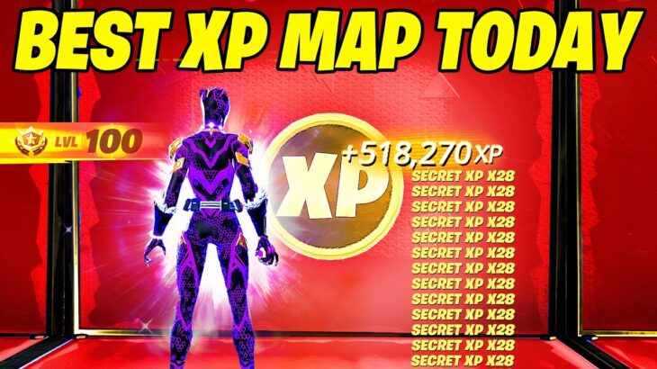 CRAZIEST Fortnite XP GLITCH Map to LEVEL UP FAST in Chapter 5 Season 4!!