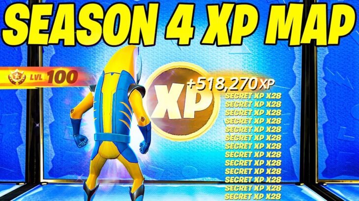 NEW SEASON 4 Fortnite XP GLITCH Map to LEVEL UP FAST in Chapter 5 Season 4!!