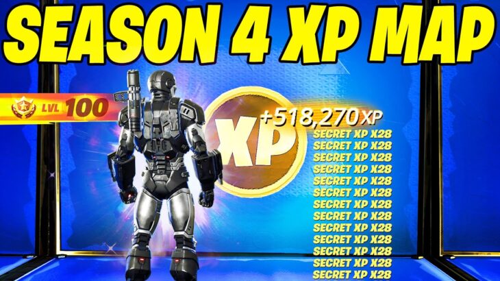 NEW SEASON 4 Fortnite XP GLITCH Map to LEVEL UP FAST in Chapter 5 Season 4!!