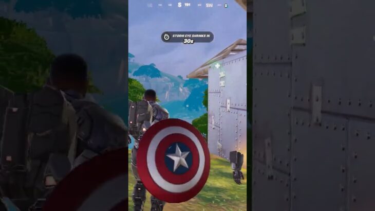 キャプテンアメリカのシールドチート過ぎwww#フォートナイト #fortnite