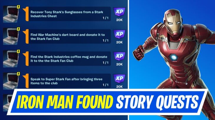 Fortnite Complete Found Story Quests – How to EASILY Complete all of the Stark Fan Club Found Quests