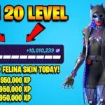 *Unlock Felina Skin* CRAZY Fortnite XP GLITCH Map to LEVEL UP FAST in Chapter 5 Season 4!