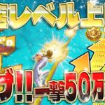 【フォートナイト無限XP】一撃で最大50万稼げる神マップ！シーズン4 最速レベル上げ！300レベルを超えたい人は絶対見てください！初心者でも簡単です！ #fortnite