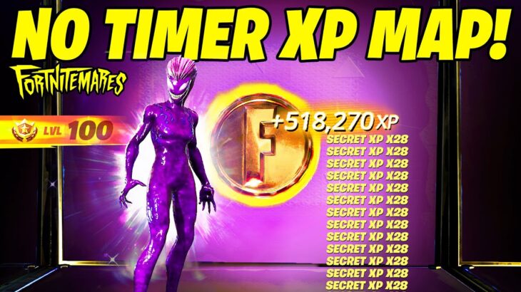 BEST NO TIMER Fortnite XP GLITCH Map to LEVEL UP FAST in Chapter 5 Season 4 (Get Felina Skin)