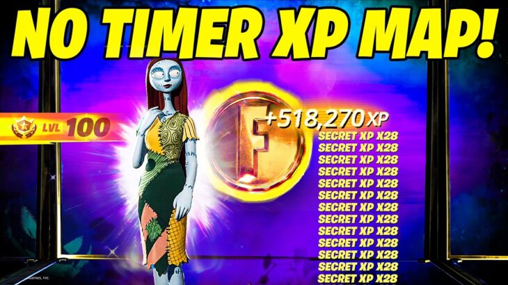 BEST NO TIMER Fortnite XP GLITCH Map to LEVEL UP FAST in Chapter 5 Season 4 (Get Free Felina Skin!)