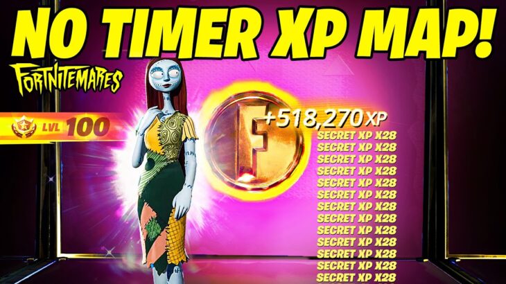 CRAZY NO TIMER Fortnite XP GLITCH Map to LEVEL UP FAST in Chapter 5 Season 4 (Get Felina Skin)