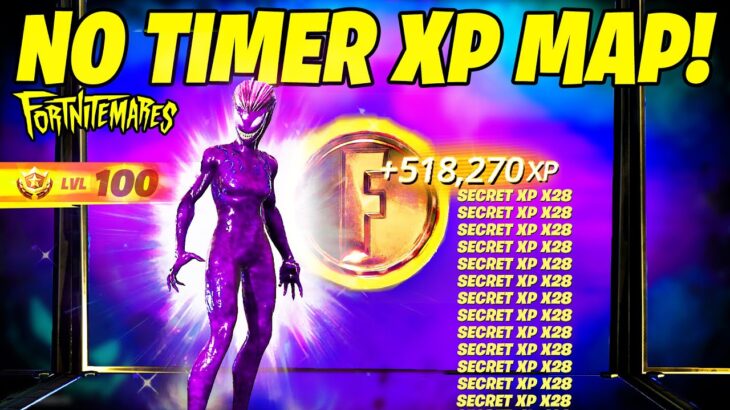 INSANE NO TIMER Fortnite XP GLITCH Map to LEVEL UP FAST in Chapter 5 Season 4 (Get Felina Skin!)