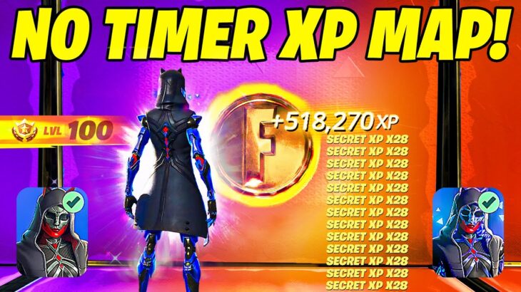 INSANE NO TIMER Fortnite XP GLITCH Map to LEVEL UP FAST in Chapter 5 Season 4 (Get Free Felina Skin)