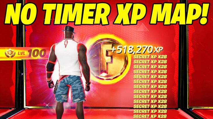 NO TIMER Fortnite XP GLITCH Map to LEVEL UP FAST in Chapter 5 Season 4 (Get Free Felina Skin FAST!)