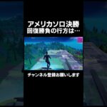 勝ったら1万円のアメリカソロ決勝回復勝負の行方は…【FORNITE/フォートナイト】 #フォートナイト #fortnite