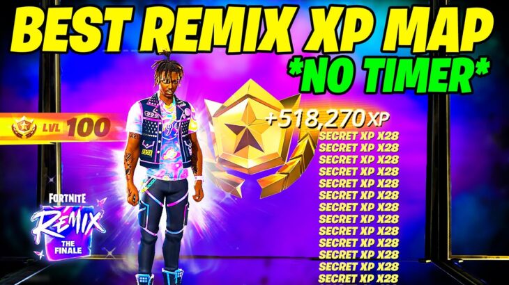 BEST SEASON REMIX Fortnite XP GLITCH Map to LEVEL UP FAST in Chapter 5 Season 5!