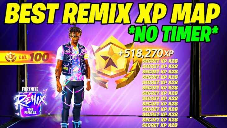 CRAZY SEASON REMIX Fortnite XP GLITCH Map to LEVEL UP FAST in Chapter 5 Season 5!