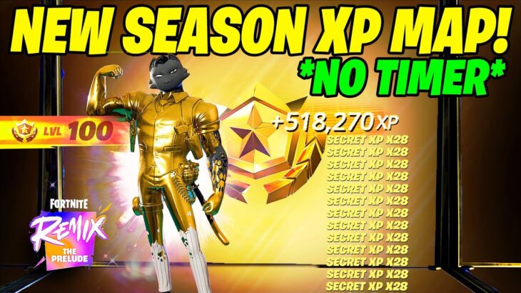 INSANE SEASON REMIX Fortnite XP GLITCH Map to LEVEL UP FAST in Chapter 5 Season 5! (NO TIMER!)