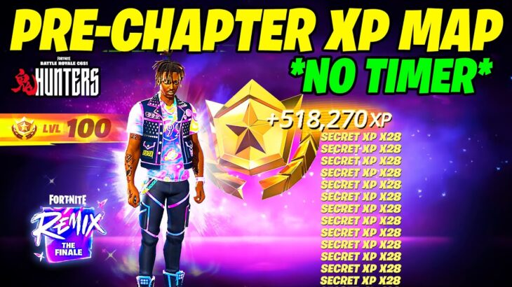 LAST SEASON REMIX Fortnite XP GLITCH Map to LEVEL UP FAST in Chapter 5 Season 5!