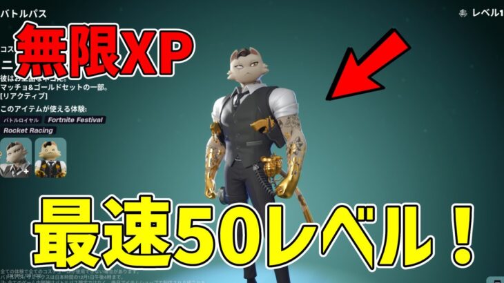 【最速レベル上げ無限XP】最速50レベル行く人は絶対に見て！！爆速でレベル上がるマップを紹介します！【フォートナイト】【シーズン4】