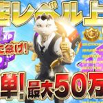 【フォートナイト無限XP】急げ！一撃最大50万XP！超簡単に大量のXPが稼げるマップがヤバすぎたwww レールに乗るだけでレベルアップ！最速でレベルを上げる方法を教えちゃいます！ #fortnite