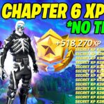 BEST NO TIMER OG CHAPTER 6 Fortnite XP GLITCH Map to LEVEL UP FAST in Chapter 6 Season 1!