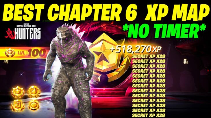 CHAPTER 6 NO TIMER Fortnite XP GLITCH Map to LEVEL UP FAST in Chapter 6 Season 1!