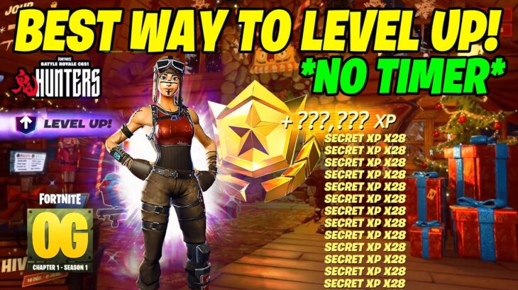 EASY XP for RENEGADE RAIDER! Fortnite XP Map to LEVEL UP FAST in OG Chapter 6 Season 1! NO TIMER