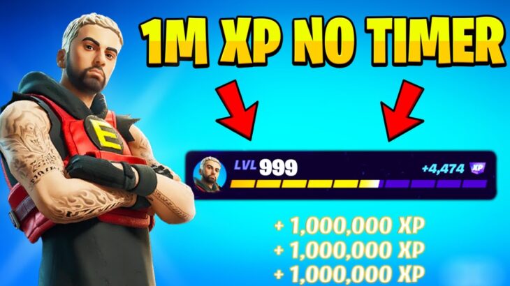 *GAME BREAKING* NO TIMER XP GLITCH Map to LEVEL UP FAST (Fortnite Chapter 6)